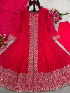 Sr 1596 Faux Georgette Designer Readymade Suits Catalog